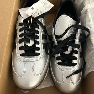 Adidas Samba OG Women's Sneakers - Silver Black -  New With Tags